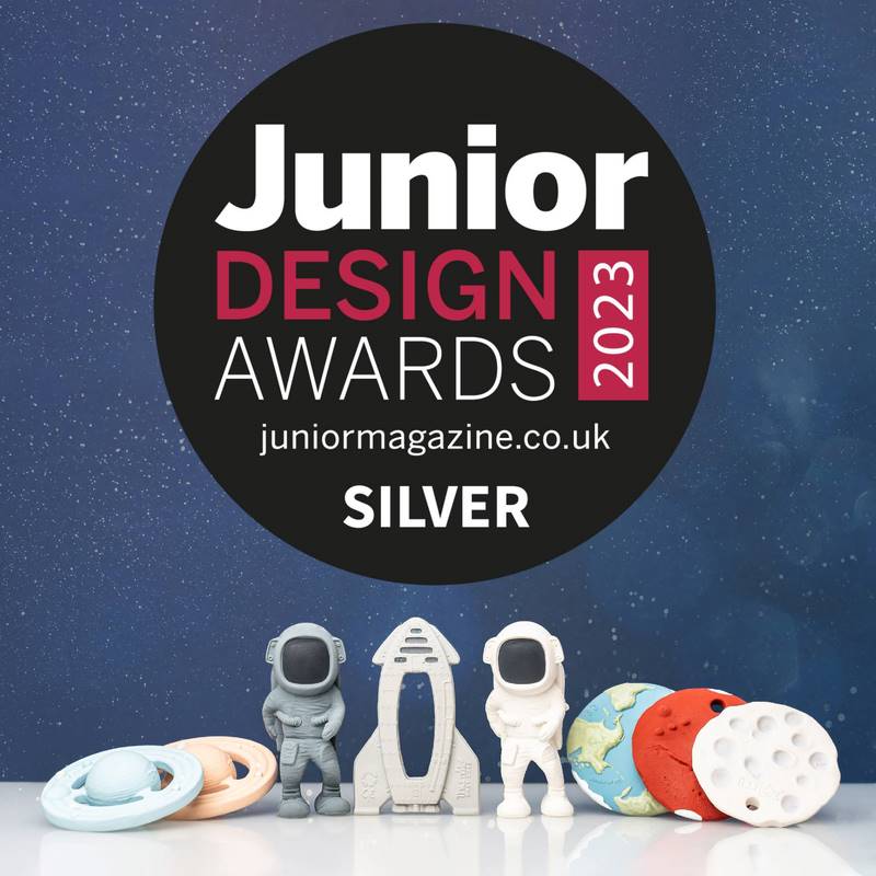 Space Teether Toys Thumble Baby Care Silver Junior Design Award 2023