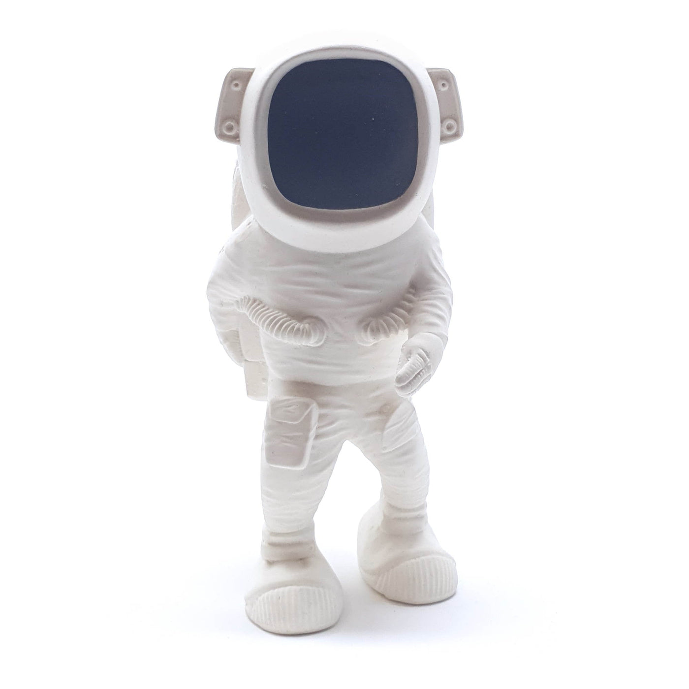 AstroGNAW Space Toy standing up by Thumble Baby Care white