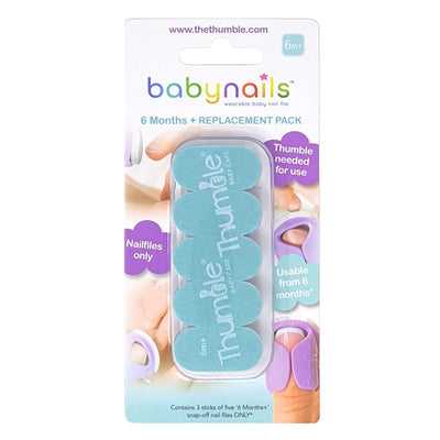 Baby Nails wearable baby nail file replacement nail files by Thumble Baby Care (6 Months+)