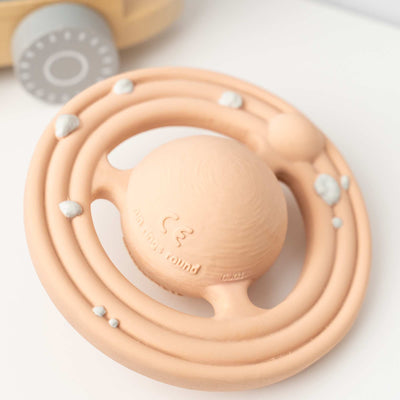 Planet CH3W® Natural Rubber Space Themed Baby Toy (Ringed Planet)